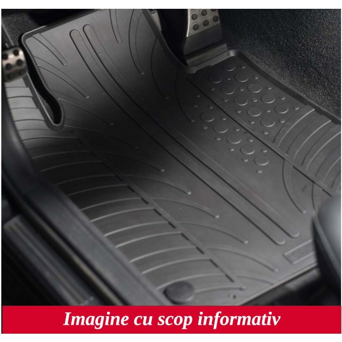 Set covorase auto din cauciuc Sabaru XV SUV 06.2017 (Crosstrek– pentru varianta USA), Negru, Gledring, 4 buc.