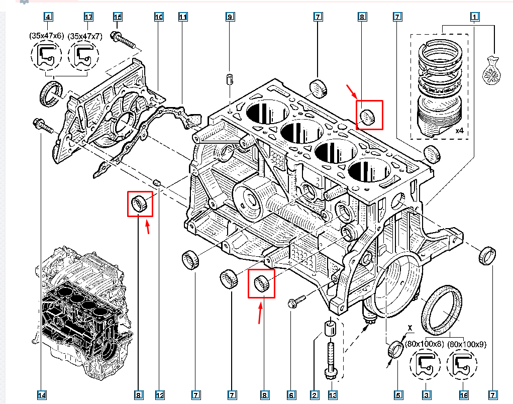 Dop gheata, pentru motor, Renault Clio II, BB0L, 26 mm Original 7703075217