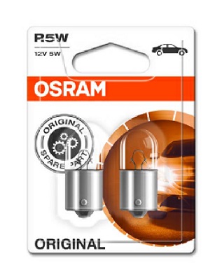Bec semnalizare Osram, 12V; 5W; BA15s; 5007-02B, set 2 buc.