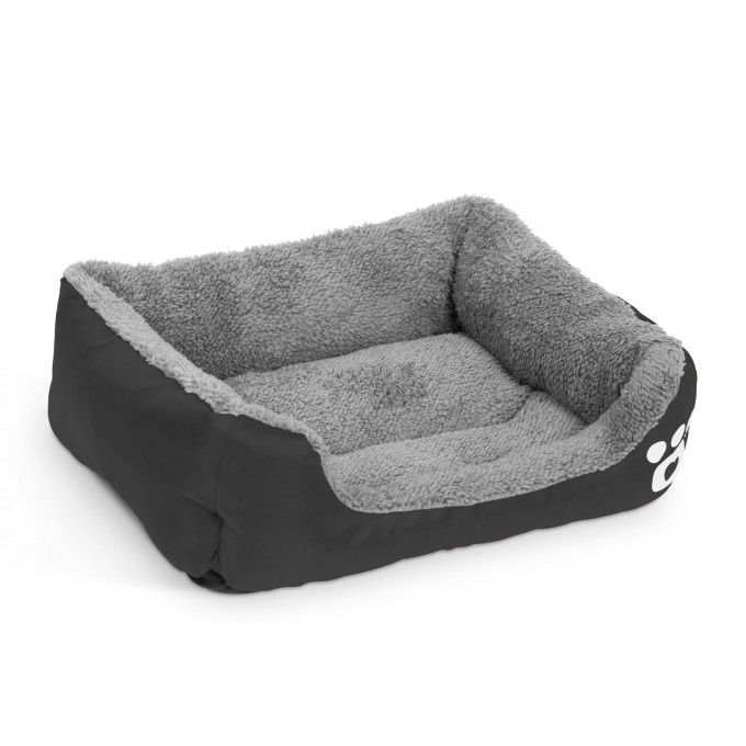 Culcus pentru catei, negru, 65x50cm, Yummie