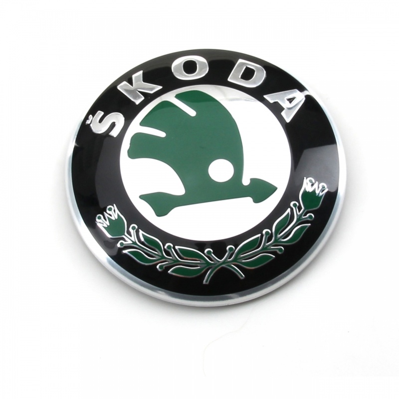 Emblema fata Skoda Octavia 2 1Z 2004-2013, Original, 3U0853621BMEL Emblema fata Skoda Octavia 2 1Z 2004-2013, Original, 3U0853621BMEL