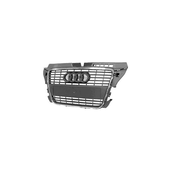 Grila radiator Audi A3 (8P) 05.2003-03.2013, Original, 8P0853651M1QP