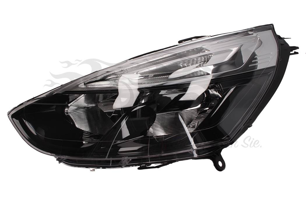 Far Renault Megane 4 09.2016- Facelift, H1+H7, halogen, ajustare electrica, rama neagra, partea stanga, Original, 260601732R