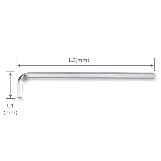 Hexagon tip L 2 mm