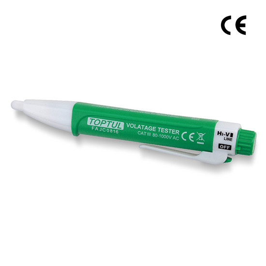 Creion testare tensiune, 160mm, frecventa 50-60 Hz, Interval masurare voltaj 80-1000V AC