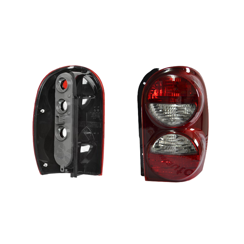 Stop spate lampa Jeep Liberty (Kj), 2005-01.2008 omologare SAE, tip USA, partea dreapta, fara suport becuri, indicator alb, doar cu 3 gauri pt mufe