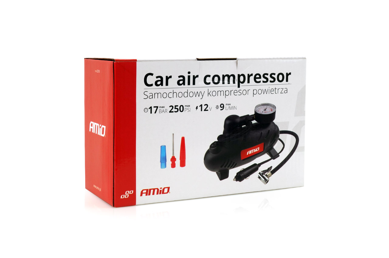 Compresor auto Amio 12V , 17Bar , 300PSI, ACOMP-07