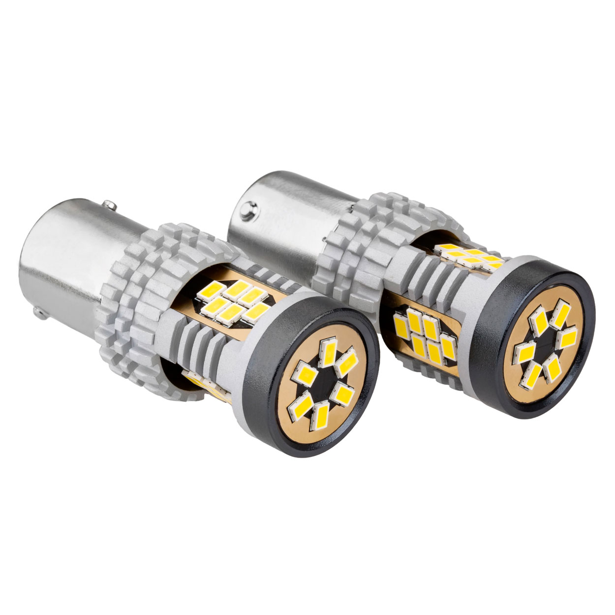 Bec semnalizare AMIO LED Canbus, BA15S P21W R10W R5W Alb 12V/24V, 3020 24SMD 1156, set 2 buc