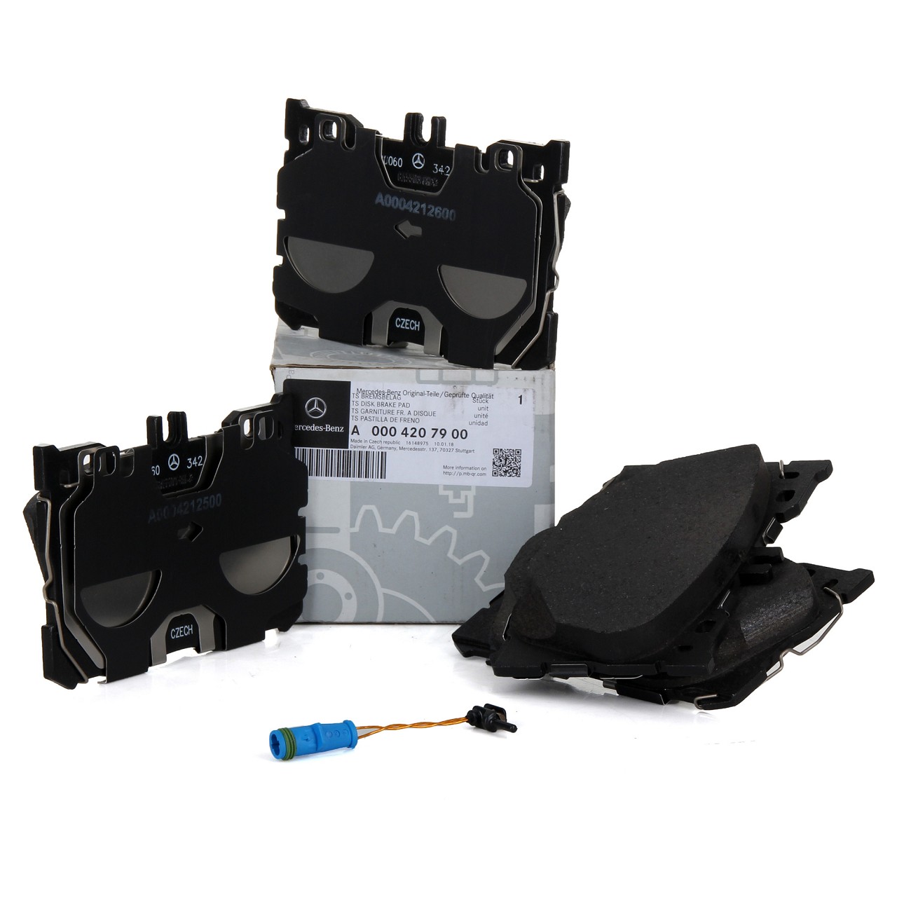 Set placute frana fata Clasa C (W205), CLS (C257), Clasa E (E213), GLC (X253), Original, A0004208403