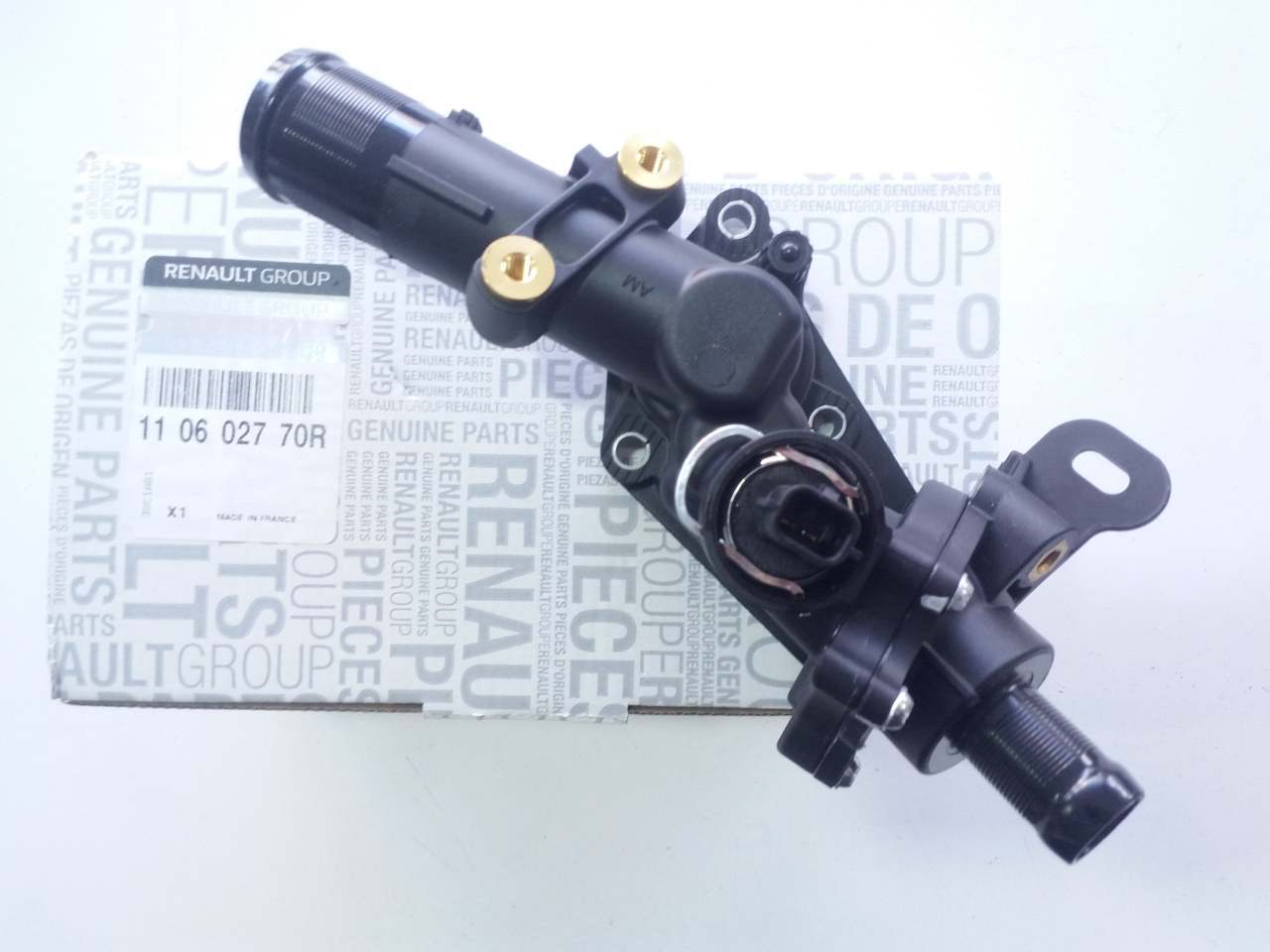 Termostat lichid racire Dacia Duster, Lodgy (JS), Sandero 2, Logan 2; Mercedes Clasa B (W246), Clasa A (W176), Citan (W415); Nissan NV200 (M20), Juke (F15), Note 2 (E12); Renault Kangoo 2 (KW), Megane 3 (DZ), 1.5 dCi, Original, 110602770R