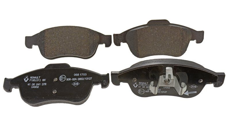 Set placute frana fata Dacia Logan 2, Sandero 2; Renault Clio 4 (BH), Twingo, Lada Xray (GAB), Original, 410604682R