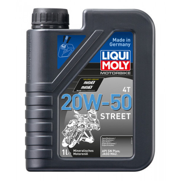 Ulei motor Liqui Moly Motorbike 4T 20W50 Street, 1 l