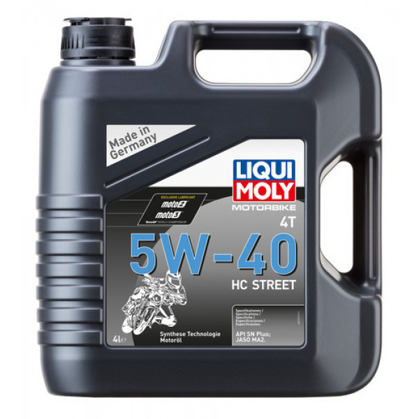 Ulei motor Liqui Moly Motorbike 4T 5W40 HC Street, 4 l