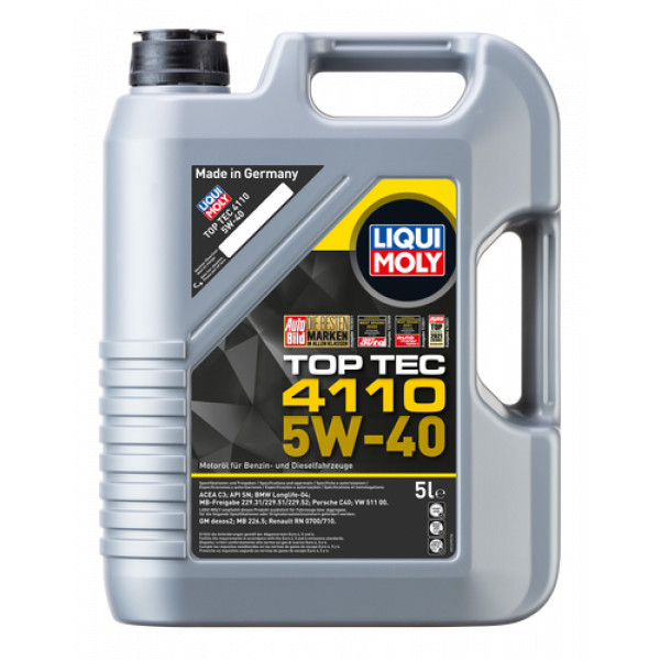 Ulei motor Liqui Moly Top Tec 4110 5W40, 5 l