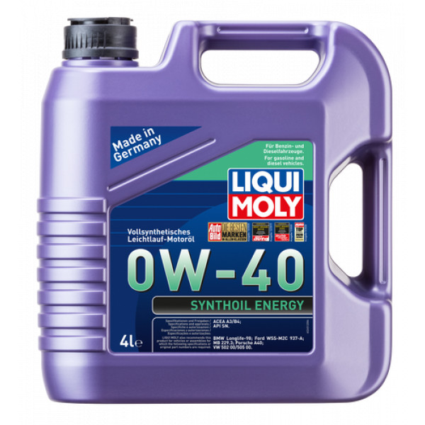 Ulei motor Liqui Moly Synthoil Energy 0W40, 4 l