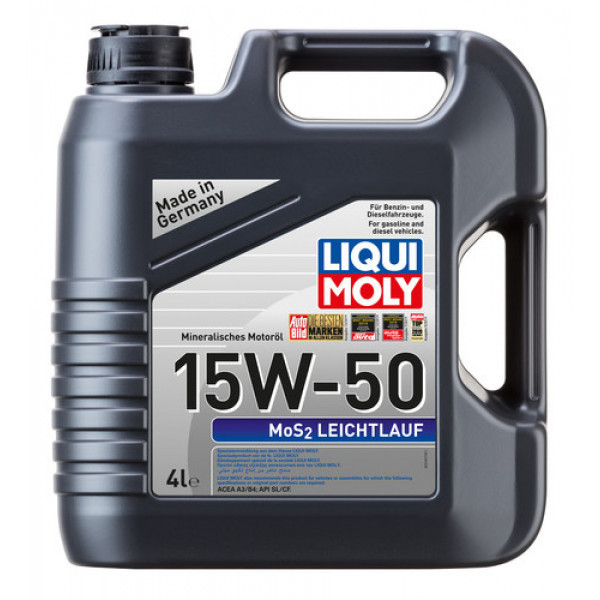 Ulei motor Liqui Moly MoS2 Super Leichtlauf 15W50, 4 l