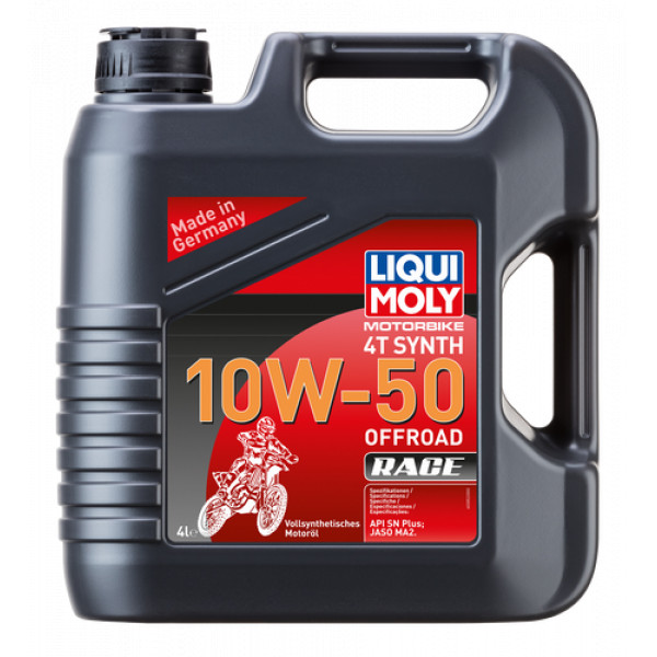 Ulei motor Liqui Moly Motorbike 4T 10W50 Offroad Race, 4 l