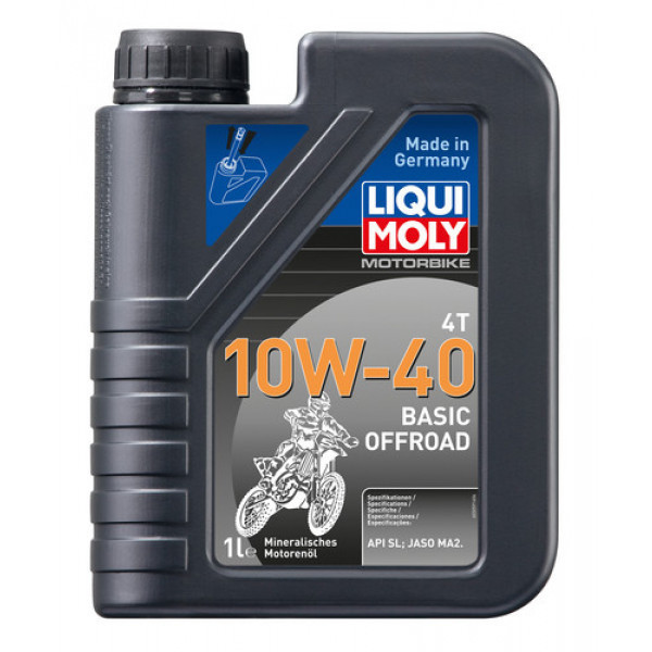 Ulei motor Liqui Moly Motorbike 4T 10W40 Basic Offroad, 1 l