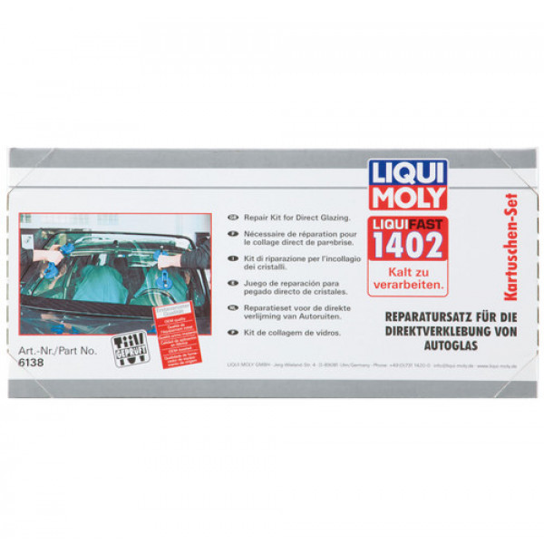 Trusa Liqui Moly montat geamuri LIQUIFAST 1402 - set cartus