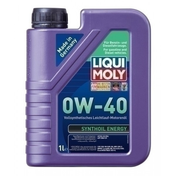 Ulei motor Liqui Moly Synthoil Energy 0W40, 1 l