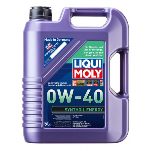 Ulei motor Liqui Moly Synthoil Energy 0W40, 5 l