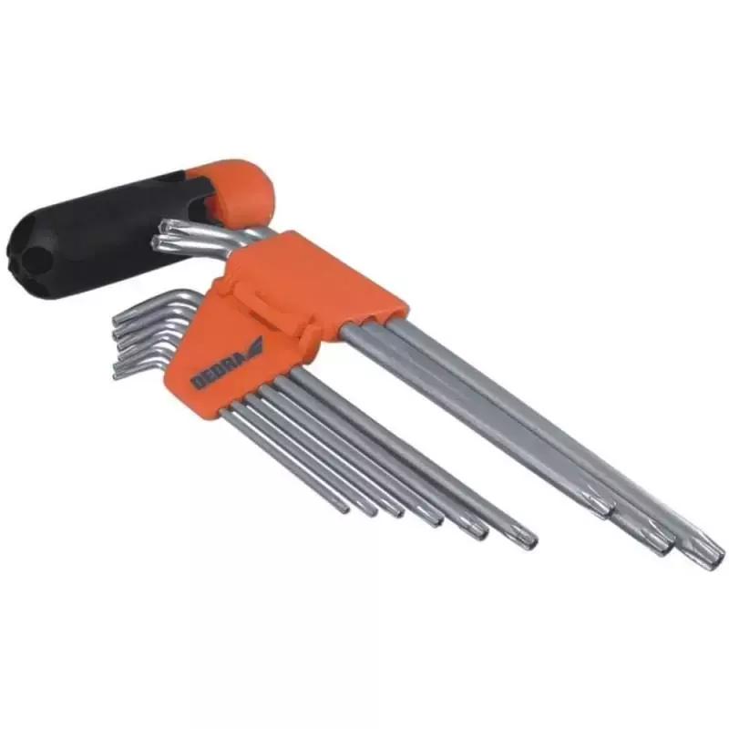 Set imbusur cu profil torx crv t10-t50 9buc.