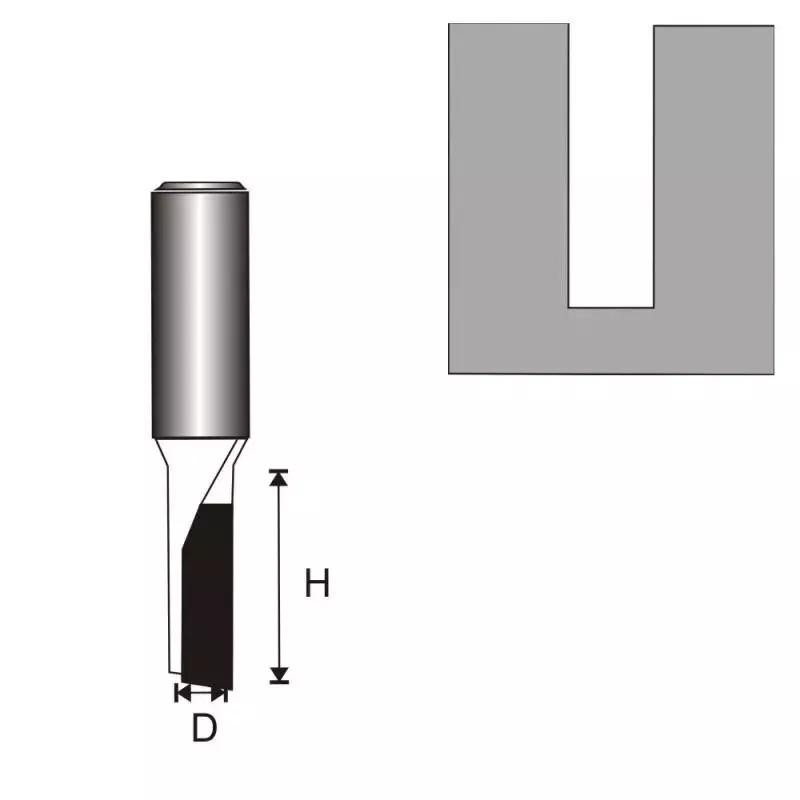 Freza 8 d 3,96 h 11 mm