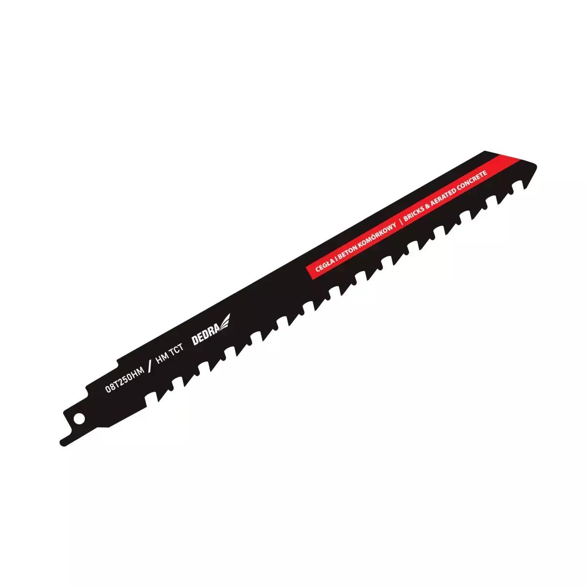 Lama pentru ferestrau tip sabie 240/190mm,beton celular,hm