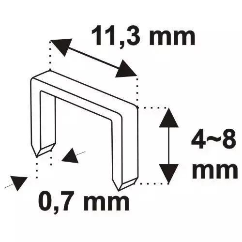 Capsator manual 4-8 mm 0,7mm