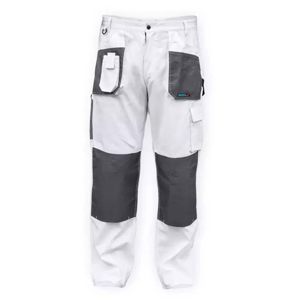 Pantaloni de protecţie marime ld/54, alb, greutate 190g/m2