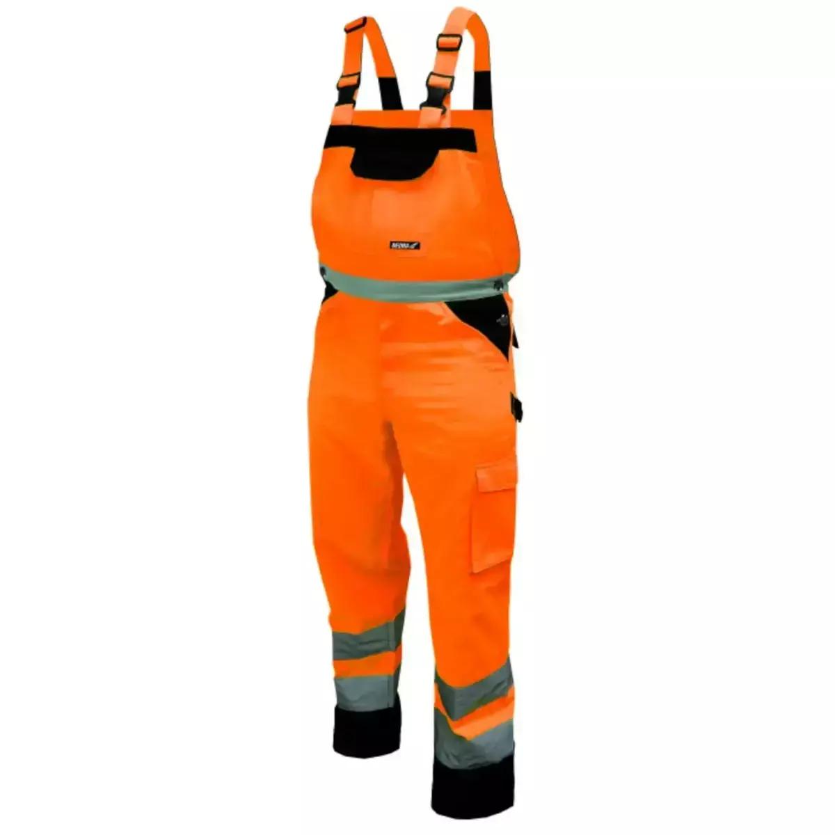 Salopeta de protectie reflectorizanta marim.xxl,portocaliu