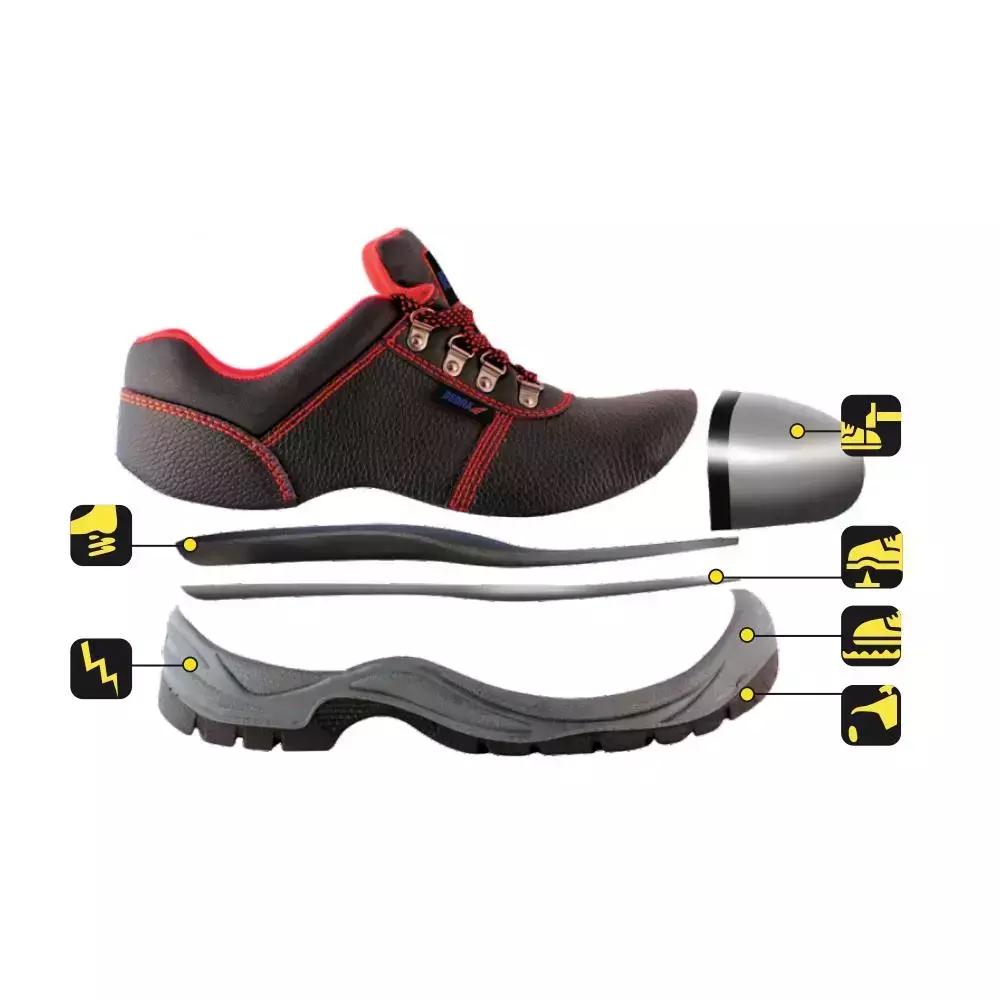 Pantofi de protectie p1a, din piele, marime: 45, cat.s1p src