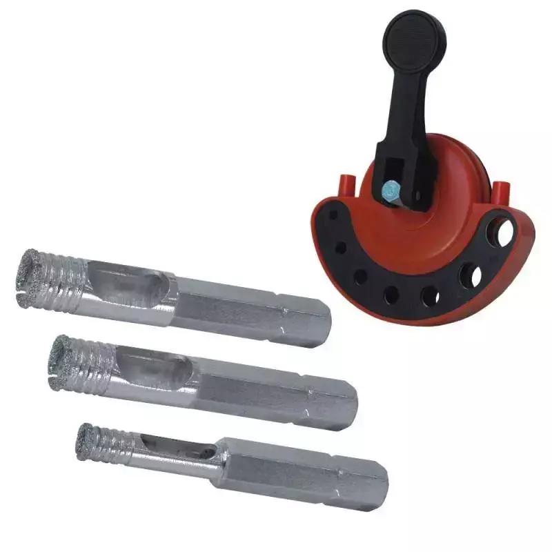 Set ghid pentru foraj si burghie 6,8,10mm