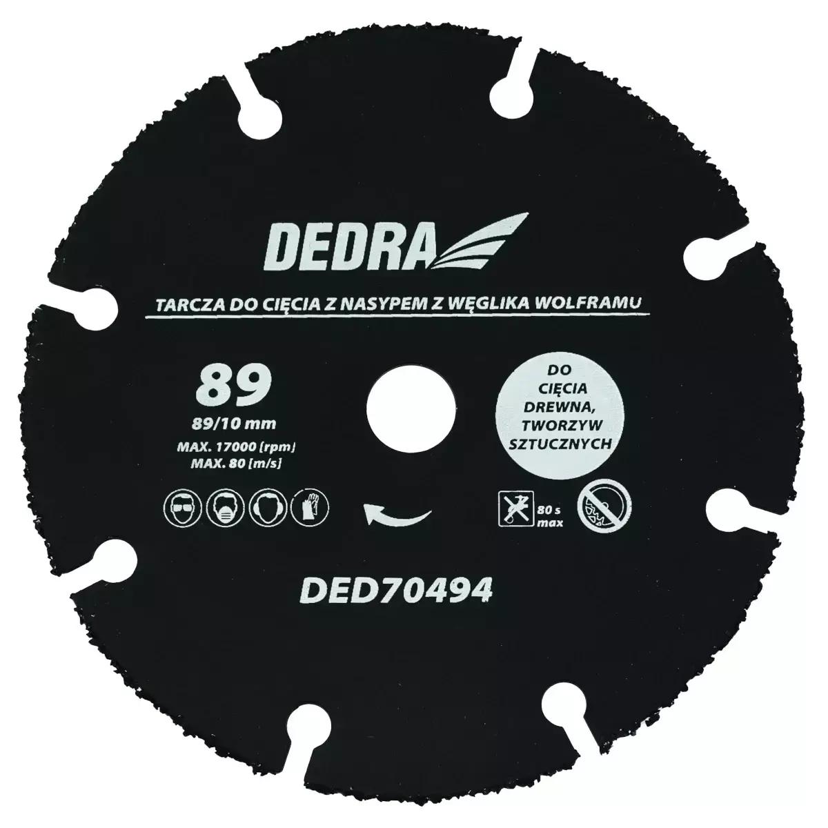 Disc universal 89x10mm pentru ded7049