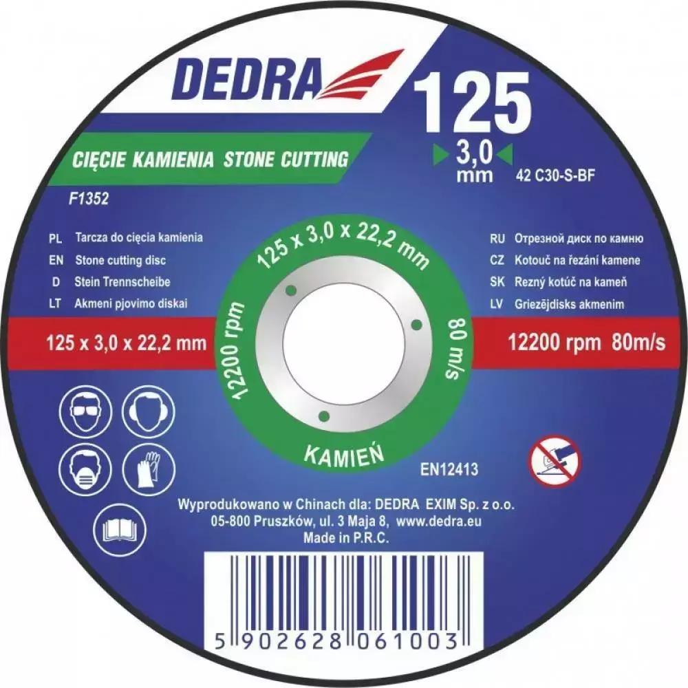 Disc de taiere pentru piatra cucentrudepresat 125x3,2x22,2