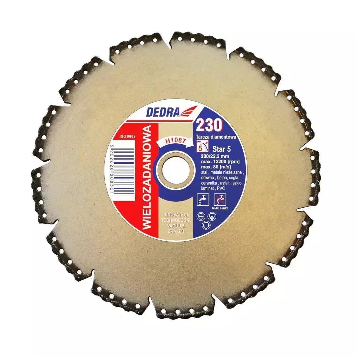 Disc diamantat cu acoperire speciala multifunctional ptr taiere otel, fier beton, piatra, beton, lemn, plastic 115mm/22,2 Disc diamantat cu acoperire speciala multifunctional ptr taiere otel, fier beton, piatra, beton, lemn, plastic 115mm/22,2