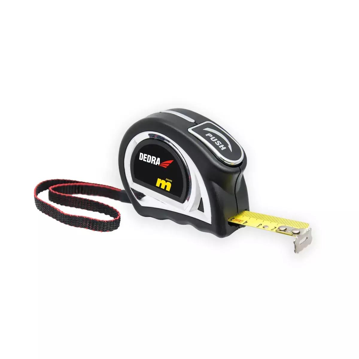 Ruleta de masurat 3m/16mm, auto-blocare, banda din nailon