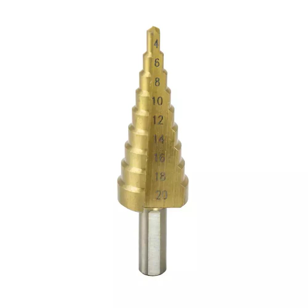 Burghiu treptat 4-20mm, hss, tin