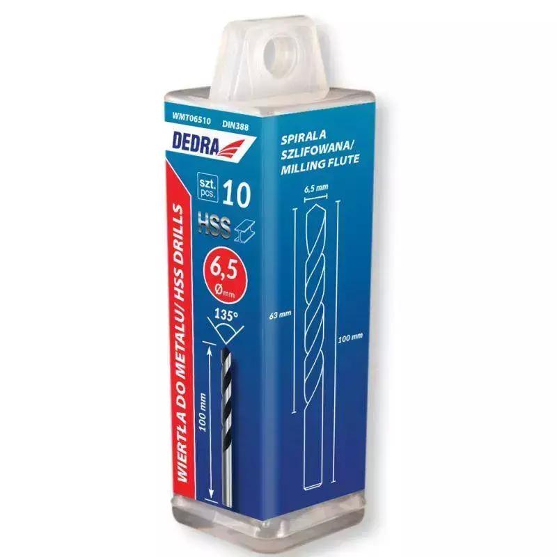 Burghie pentru metal 10buc, hss, din338, 10,0x133mm