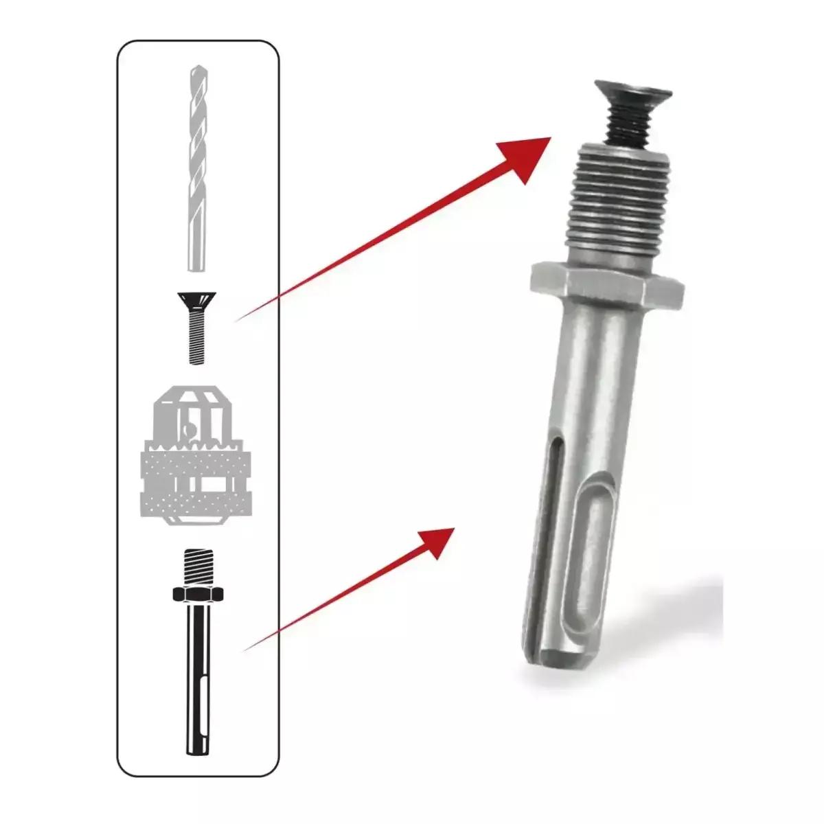 Adaptor sds plus 1/2" 20unf