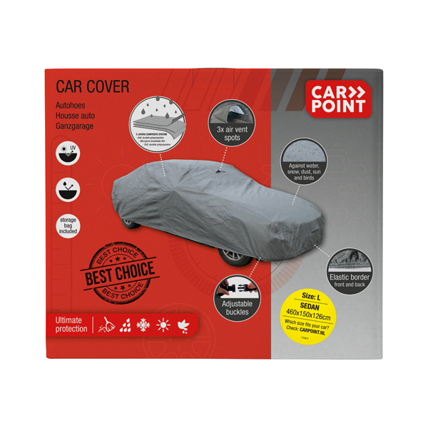 Prelata auto Carpoint Ultimate Protection L Sedan 460x150x126cm