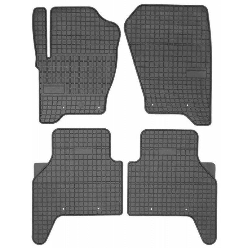 Set covorase auto din cauciuc Land Rover Range Rover Sport I 2005 - 2012; Negru