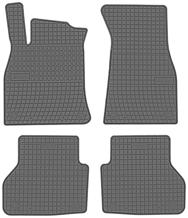 Set covorase auto din cauciuc Audi A6 C8 2018-2021, Cauciuc, Negru