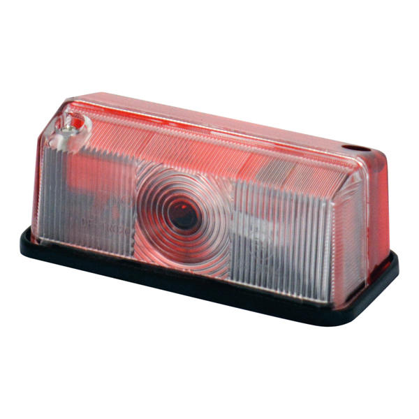 Lampa gabarit auto Carpoint 12V, Rosu- Alb, 12V, T4W, 4W, 95 x 45 x 40 mm