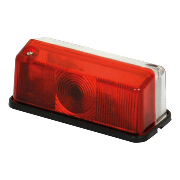 Lampa gabarit auto Carpoint 12V, Rosu- Alb, 12V, T4W, 4W, 95 x 45 x 40 mm