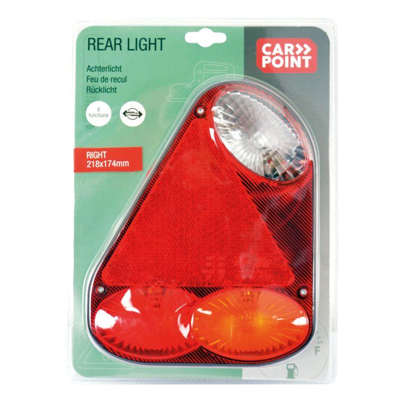 Lampa spate stop Carpoint 21.5x17x5.5cm, 12V, 5 functii, Dreapta