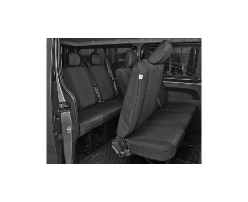 Set huse scaune auto Kegel Tailor Made DV3 Split pentru Renault Trafic III 2014- , Opel Vivaro II 2014-, Nissan NV300 2016-, Fiat Talento 2016-