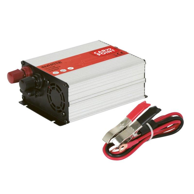 Invertor de tensiune auto Carpoint 24V-230V 300W 50Hz cu protectii la supra-sarcina , scurt-circuit, Port USB