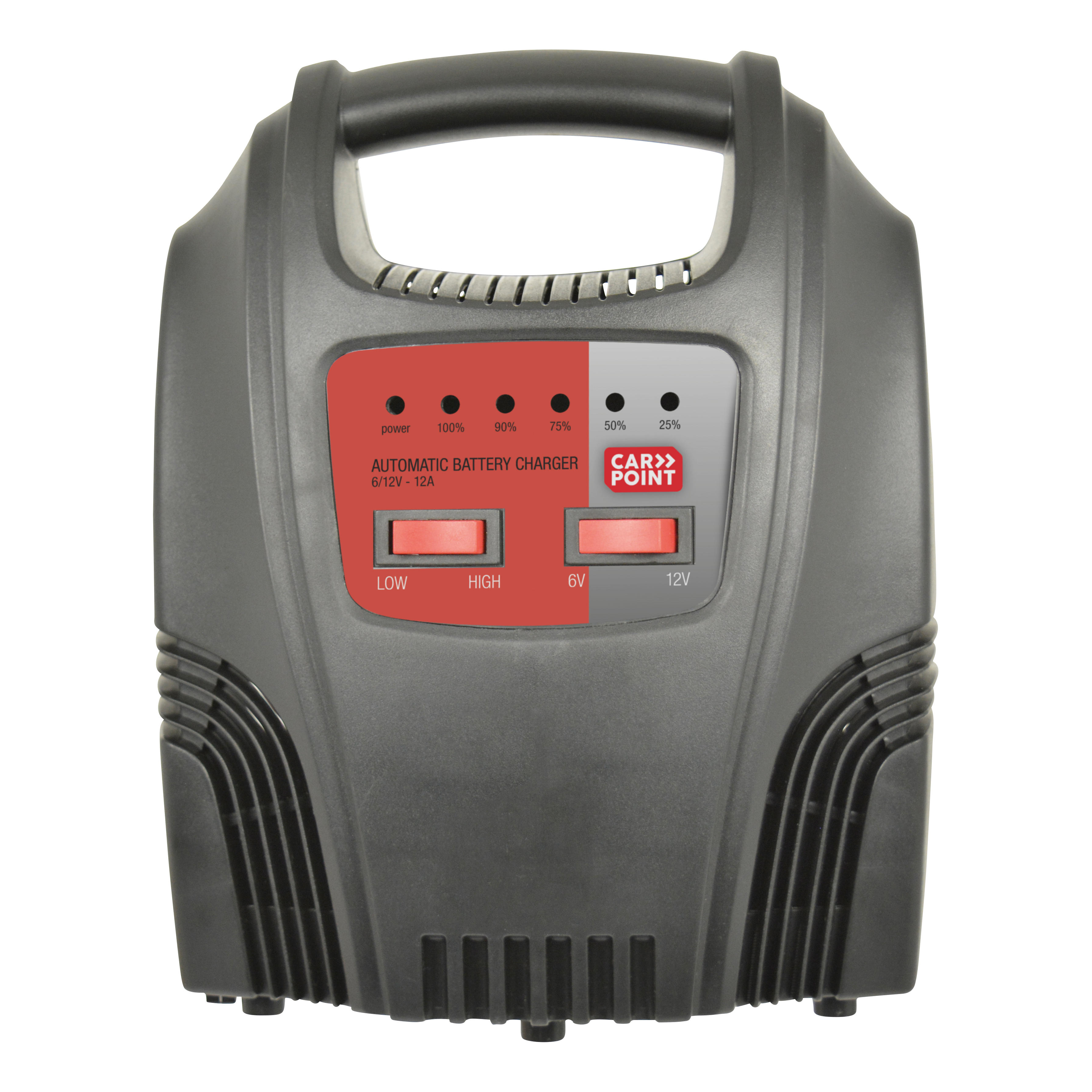 Incarcator acumulator auto Carpoint 6V/12V 2-12A redresor cu led de incarcare a bateriei
