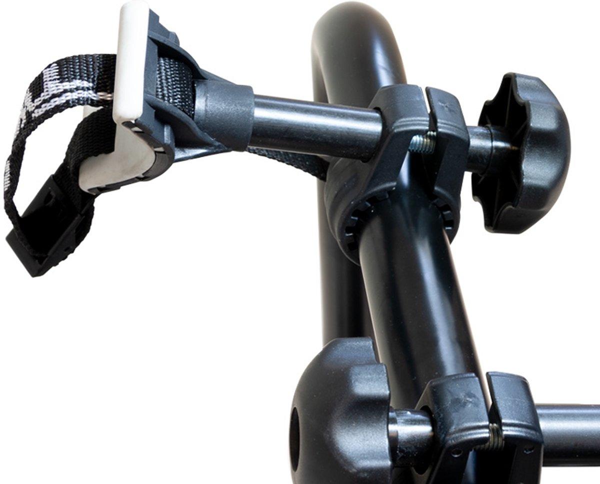 Suport bicicleta Twinny Load e-Carrier Basic pentru 2 biciclete, prindere pe carlig remorcare, rabatabil